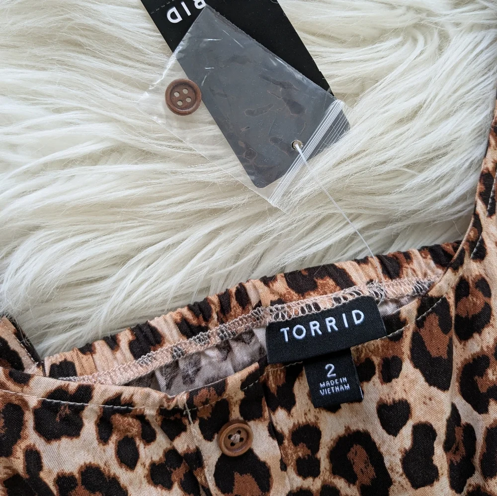 {Torrid} NEW Maxi Challis Tiered Dress - Picture 7 of 7